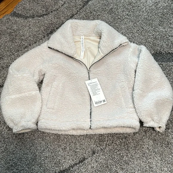 NWT Lululemon Cinchable Fleece Zip-Up